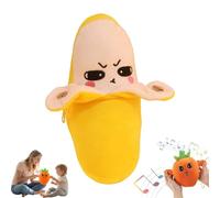 Interactive Music Plush Toy,interactive Banana - Soft Sensory Music Plush With Sounds,Fruit Stuffed Animal For Parent-Child Play, Fun Sound-Activated Rhythm Piano Doll (C)