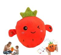 Interactive Music Plush Toy,interactive Banana - Soft Sensory Music Plush With Sounds,Fruit Stuffed Animal For Parent-Child Play, Fun Sound-Activated Rhythm Piano Doll (B)