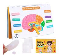 Interactive Preschool Quiet Workbook Preschool Educational Activity Book