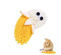 Interactive Puppy Sniff Mat, Fruit Shape Enrichment Pad, Slow Feed Puzzle Toy, Medium Large Dog Pad, Sniffing Play Mat with Mental Stimulation Design, Indoor and Outdoor Tool for Dogs