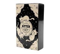 Interactive Tarot Fortune Telling, Tarot Deck, Standard Tarot Cards, Kitten Tarot Deck, Board Game Cards, Divination Tools Kit, English Tarot Decks, Complete Tarot Fortune Telling Kit for Family