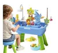 Interactive Water Play Table Learning Activity Toy Outdoor Indoor Fun