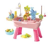 Interactive Water Play Table Learning Activity Toy Outdoor Indoor Fun
