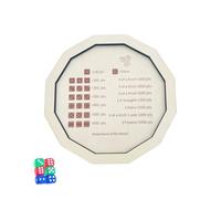 Interazione genitore-figli in legno dadi score board con fondo sicuro per l'organizzazione di stoccaggio scatola di dadi in legno dimensioni da viaggio