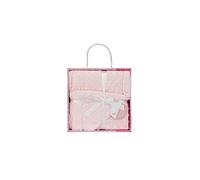 Interbaby 00891-02 Coperta A Bolle In Rosa Per Neonati Con Due Trame - 720 g