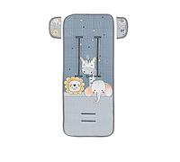 Interbaby 0C051 Materassino Copriseduta Universale Animalitos Per Passeggino - 240 g, grigio.
