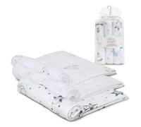 Interbaby 99980-31 Mussola Di Cotone Neonato Con Stampe Grigie. - 200 g