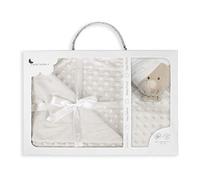 Interbaby Amazon - Coperta bambino modello Bubles beige con Dou dou