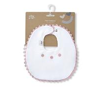 Interbaby Confezione da 2 bavaglini in rosa e grigio
