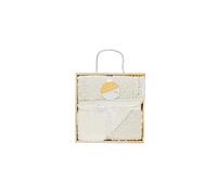 Interbaby Coperta A Bolle In Beige Per Neonati Con Due Trame - 720 g