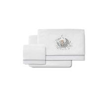 Interbaby Lenzuola Coralina New Sleeping Bianco e Grigio per navicella e passeggino