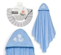 Interbaby - Mantello da bagno per bambini + berretto regolabile | Asciugamano con cappuccio 100% cotone, unisex, morbido, asciugatura rapida, ideale per neonati, neonati e bambini piccoli, design
