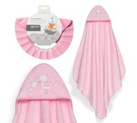 Interbaby - Mantello da bagno per bambini + berretto regolabile | Asciugamano con cappuccio 100% cotone, unisex, morbido, asciugatura rapida, ideale per neonati, neonati e bambini piccoli, design