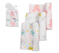 Interbaby MN018, Pack 3 Garze Di Cotone Disney Minnie Mouse - 100 g