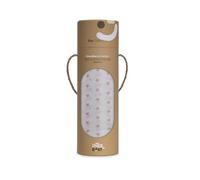 Interbaby mousselines étoiles blanches et rose