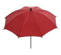 INTERBABY - Ombrellone liscio rosso per passeggino