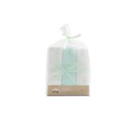 INTERBABY · Set di 3 Mussole di Bambù BEAR menta per neonati · 55x70 cm · Bambù&Cotone