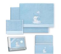 Interbaby - Set di lenzuola per lettino da 50 x 80 cm, per bambini, lenzuola invernali, in corallina, modello elefante, motivo: cuore, con lenzuolo con angoli, lenzuolo sopra e federa per cuscino