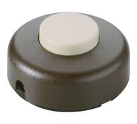 interBär 5062-509.01 Interruttore a pedale Marrone, Beige 1 x Off / On 2 A 1