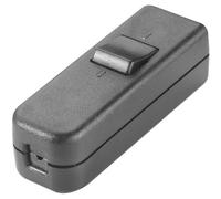 interBär 8006-004.01 Interruttore a filo passante Nero 1 x Off / On 6 A 1 pz.