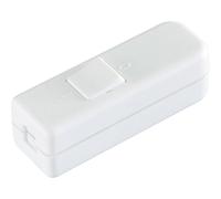 interBär 8006-008.01 Interruttore a filo passante Bianco 1 x Off / On 6 A 1 pz.