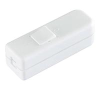 interBär 8006-008.01 Interruttore a filo passante Bianco 1 x Off / On 6 A 1 pz