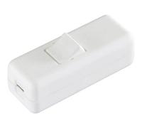 interBär 8010-008.01 Interruttore a filo passante Bianco 2 x Off / On 10 A 1 p