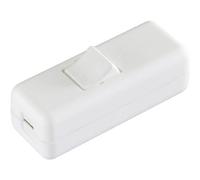 interBär 8010-008.01 Interruttore a filo passante Bianco 2 x Off / On 10 A 1 p