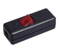 Interbr 8010-104.01 interruttore a filo passante nero rosso 2 x off / on 10 1
