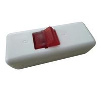 interBär 8010-108.01 Interruttore a filo passante Bianco, Rosso 2 x Off / On 1