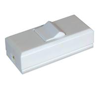 interBär 8075-008.01 Interruttore a filo passante Bianco 1 x Off / On 2 A 1 pz