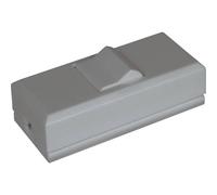 interBär 8075-020.01 Interruttore a filo passante Titanio 1 x Off / On 2 A 1 p
