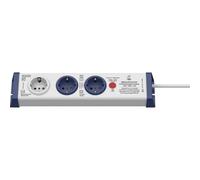 interBär 8110-002.01 Multipresa 3 scomparti Bianco, Blu Schuko 1 pz.