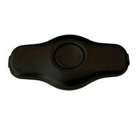 interBär 8130-004.01 Dimmer varialuce per LED con piastra antistrappo Nero Comm