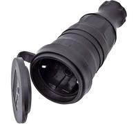 interBär 9005-004.01 Presa di sicurezza Gomma 230 V Nero IP44