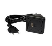 interBär 9016-014.81 3 scomparti Presa di ricarica USB Kit 5 pz. con USB, con