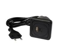 interBär 9016-014.81 3 scomparti Presa di ricarica USB Kit 5 pz. con USB, con