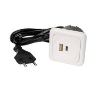 interBär 9016-018.81 3 scomparti Presa di ricarica USB Kit 5 pz. con USB, con