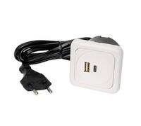 interBär 9016-018.81 3 scomparti Presa di ricarica USB Kit 5 pz. con USB, con