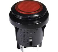 InterBaer - Interruttore a pressione 250 V/AC 16 A, 2 spent/(ON), IP65, 1 pezzo