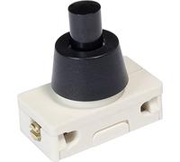 interBär Interruttore a pressione 250 V/AC 2 A 1 x Off/On da agganciare (L x l) 25 mm x 14 mm 1 pezzo