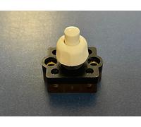 InterBÄR Interruttore A Pressione 3076 2A 250V Nero Interruttore Da Incasso 8Mm
