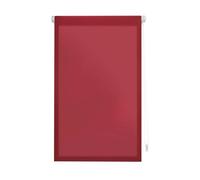 INTERBLIND EasyFix - Tenda avvolgibile trasparente a tinta unita, 67 x 180 cm, senza attrezzi, montaggio senza attrezzi, tessuto 64 x 175 cm, senza fori, colore: bordeaux