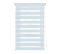 INTERBLIND | Notte Tenda e Giorno EasyFix 140x180 cm - Installazione Senza Attrezzi, Senza Trapano - Dimensioni Tessuto 137x175 cm - Colore Celeste