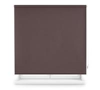 INTERBLIND | Tenda avvolgibile oscurante liscia premium - dimensioni 140 x 175 cm larghezza per altezza - misura tessuto 137 x 170 cm - grigio termico - isolamento leggero, freddo e calore