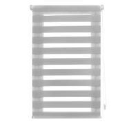 INTERBLIND | Tenda notturna e giorno installazione senza attrezzi - Tenda EasyFix dimensioni 30 x 130 x altezza - Tenda senza trapano, dimensioni tessuto, 27 x 125 - Tenda notte e giorno, grigio
