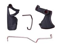 Interblocco del grilletto dell'acceleratore con leva dell'asta dell'acceleratore adatta for MS180 MS170 018 017 MS 180 170 Parti for motosega