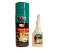 Interbond - Colla istantanea extra forte con attivatore, rapida professionale, per tutti gli usi, trasparente e spray accelerante da 25 g, 100 ml