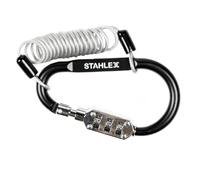 INTERBOSCH BV - Lucchetto a combinazione per cavi, lunghezza 900 mm, 2,5 mm, con codice numerico personalizzato, ideale per chiudere biciclette, bagagli, zaini, borse e caschi