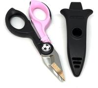 Intercable 16020-F1-CP Forbice Tronchesina per Elettricisti 3 in 1 con SafetyBox, Edizione Limitata Palermo, Colori Rosanero